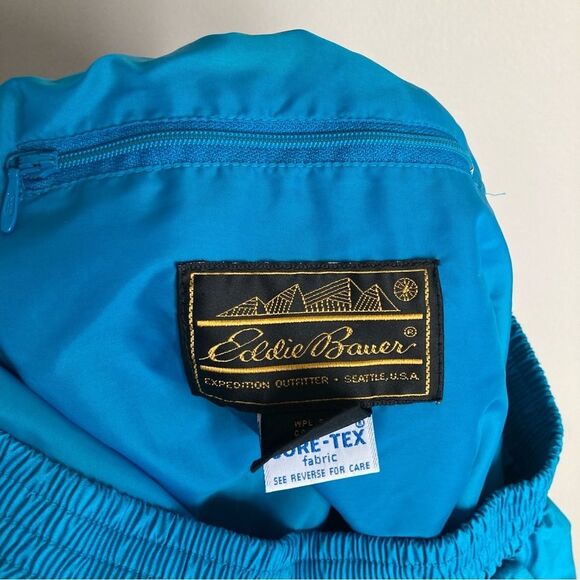 Eddie Bauer Vintage Medium Gore-Tex Blue Pants - Picture 5 of 7